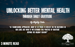 <b>Unlocking Better Mental Health Through Daily Gratitude</b>